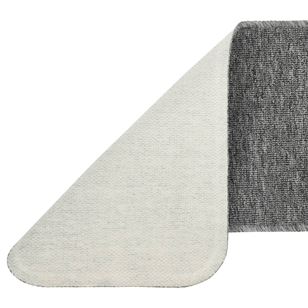 Trapmatten 15 St Anti-Slip Rechthoekig 75X20 Cm Grijs