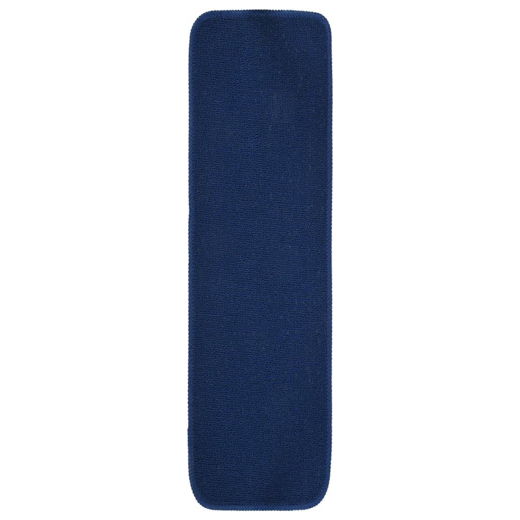 Trapmatten 15 St Anti-Slip Rechthoekig 75X20 Cm Marineblauw