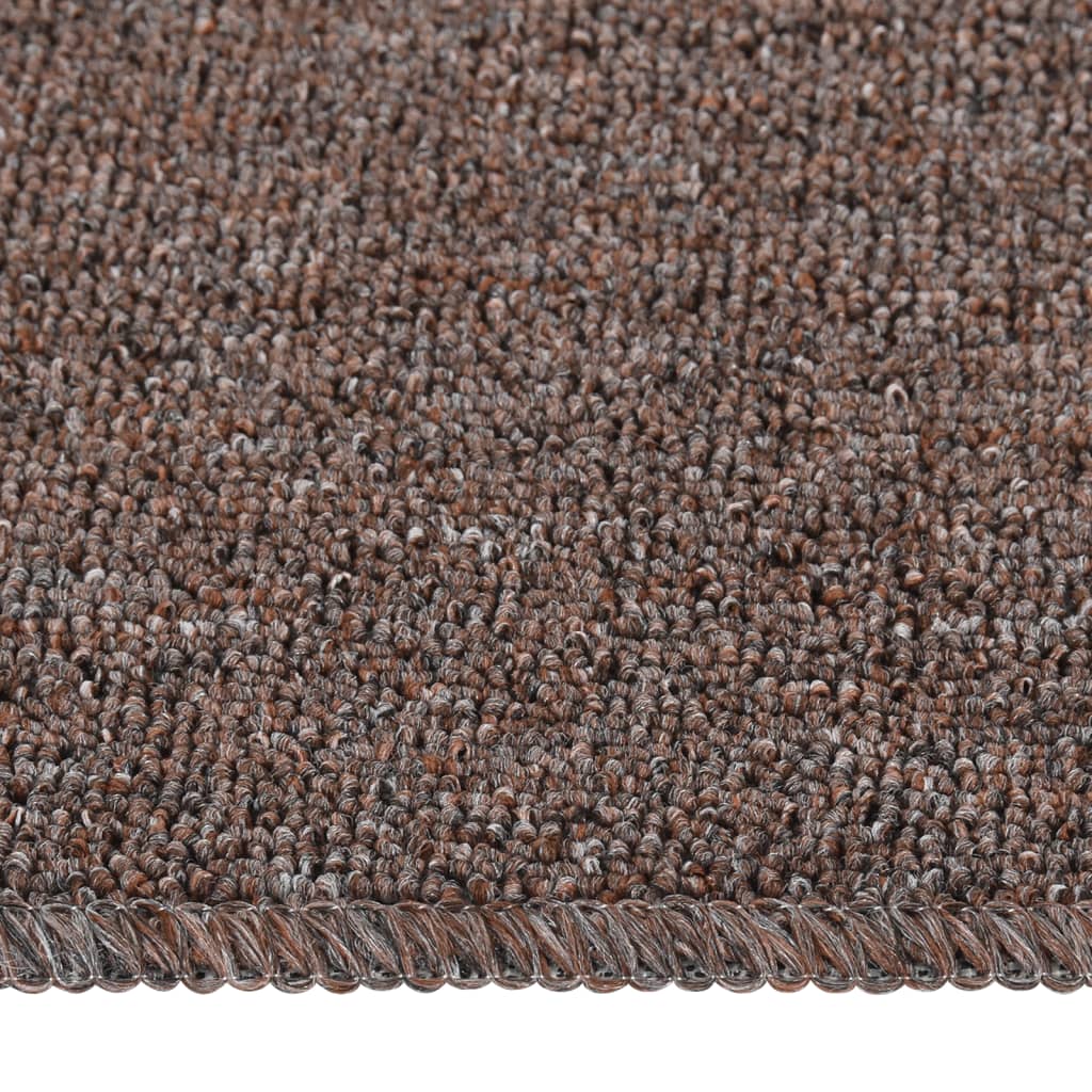 Trapmatten 15 St Anti-Slip Rechthoekig 60X25 Cm Bruin