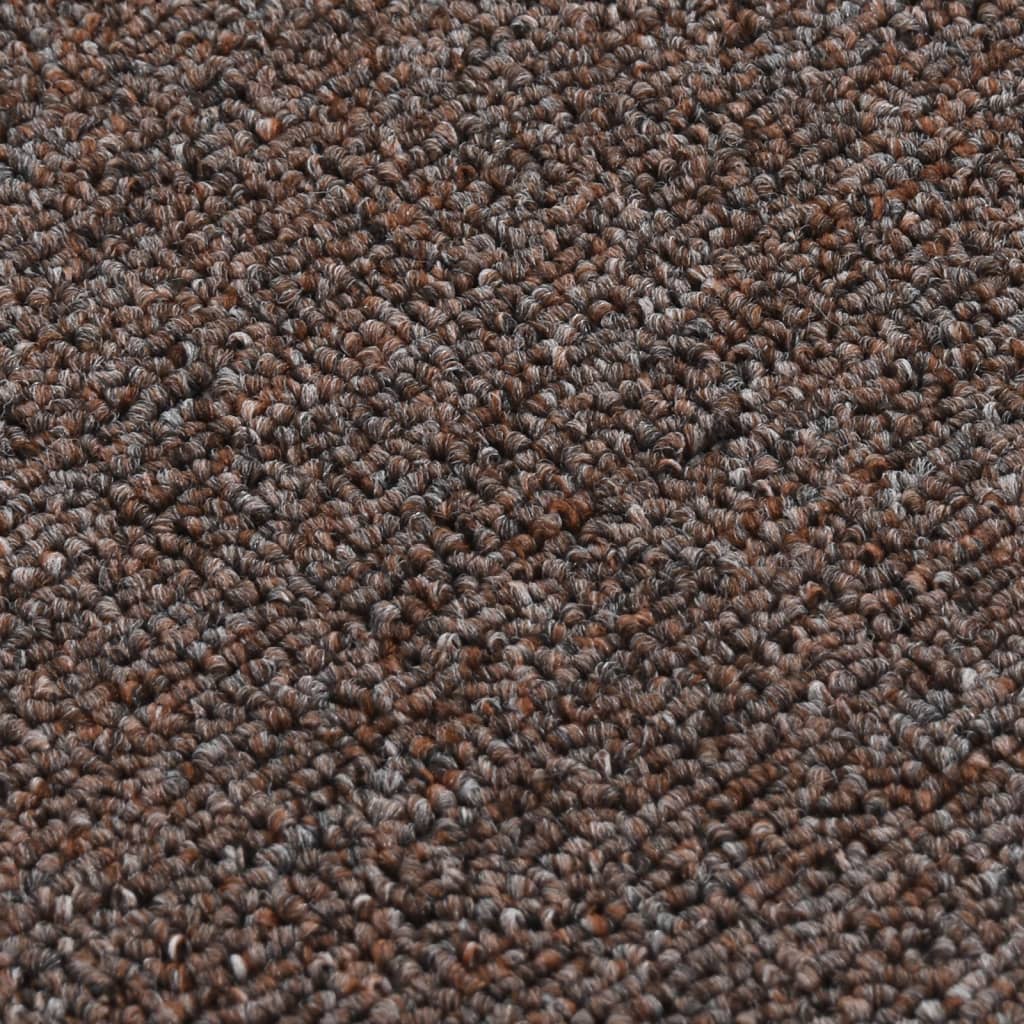 Trapmatten 15 St Anti-Slip Rechthoekig 75X20 Cm Bruin