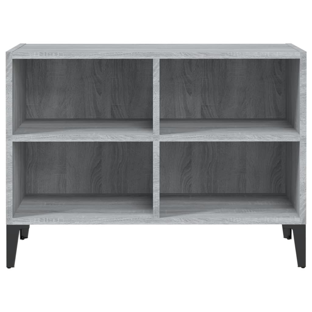Tv-Meubel Met Metalen Poten 69,5X30X50 Cm Grijs Sonoma Eiken