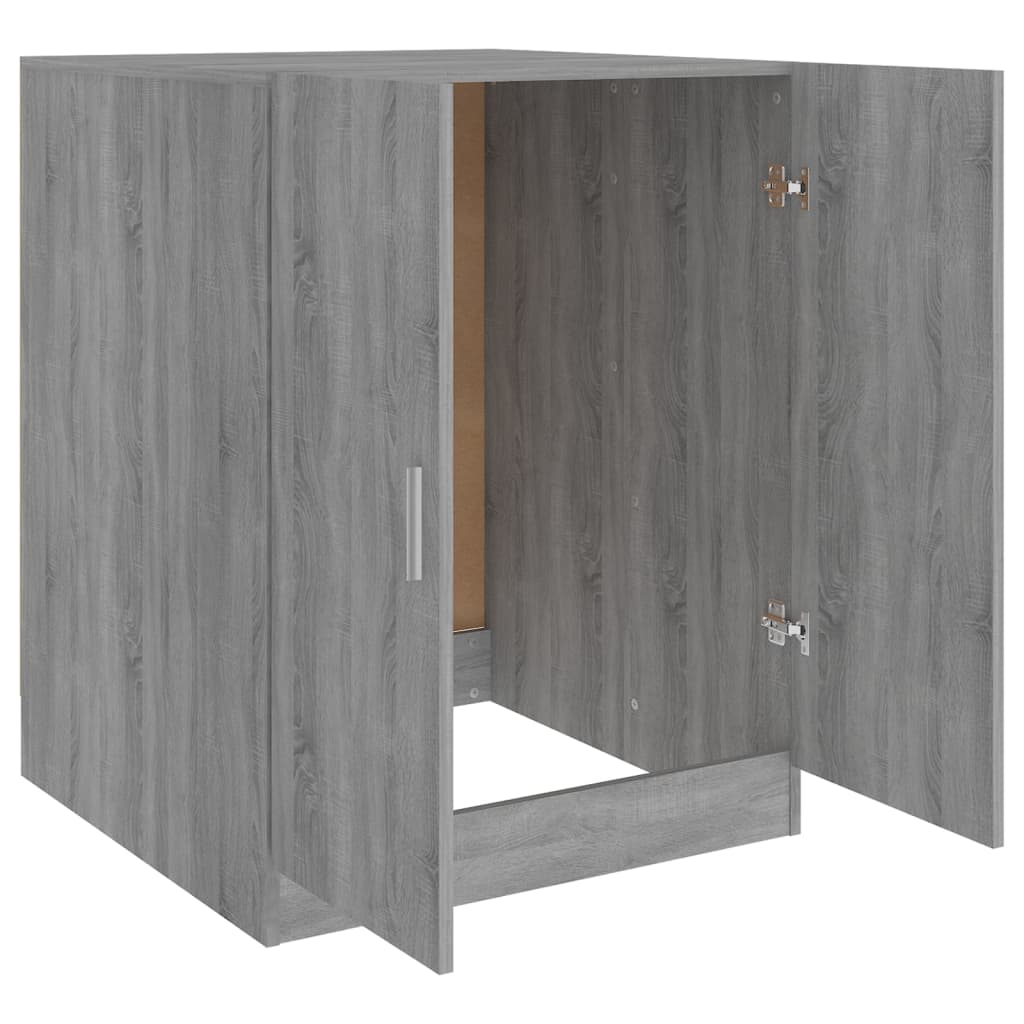 Wasmachinekast 71X71,5X91,5 Cm Grijs Sonoma Eikenkleurig