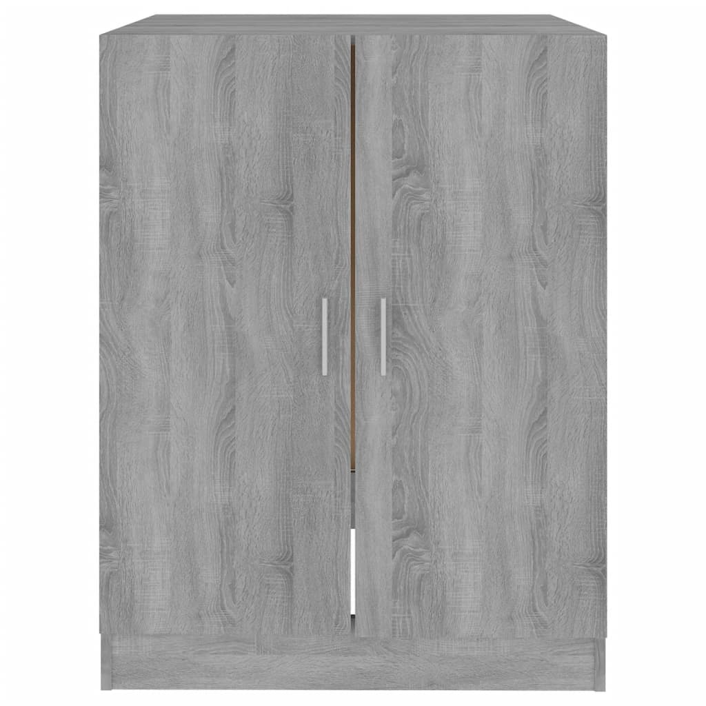 Wasmachinekast 71X71,5X91,5 Cm Grijs Sonoma Eikenkleurig