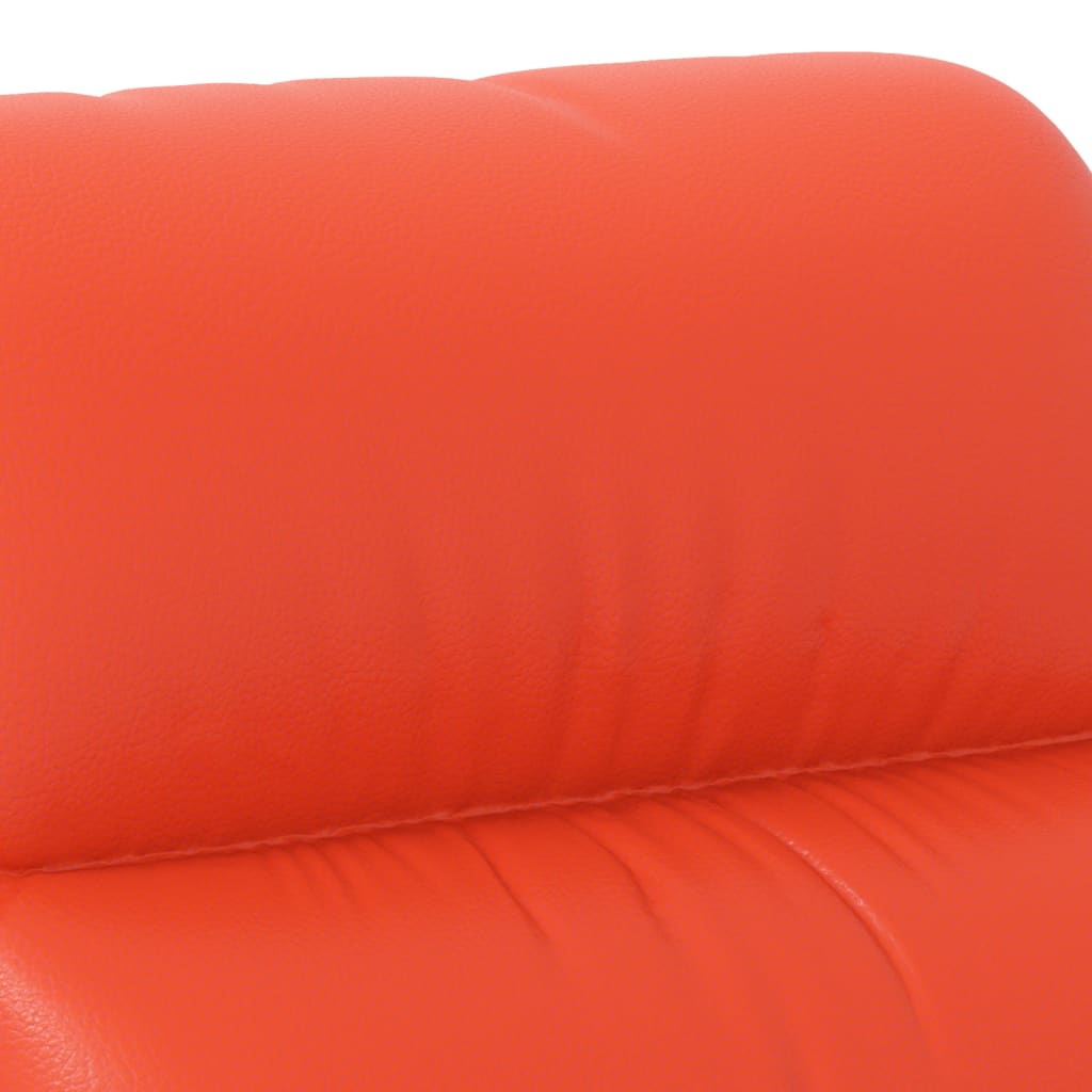 Massagestoel Verstelbaar Kunstleer Rood