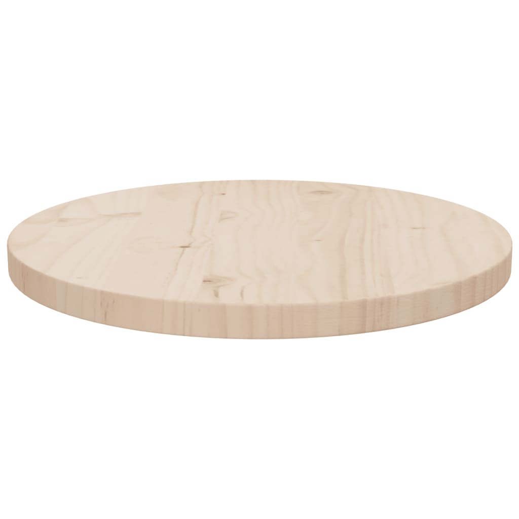 Tafelblad Ø40X2,5 Cm Massief Grenenhout