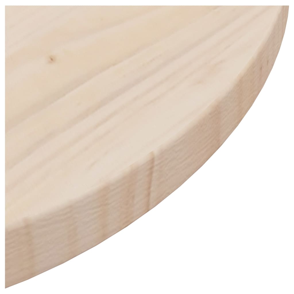 Tafelblad Ø40X2,5 Cm Massief Grenenhout