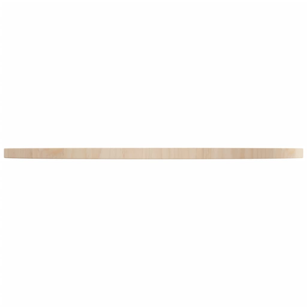 Tafelblad Ø80X2,5 Cm Massief Grenenhout