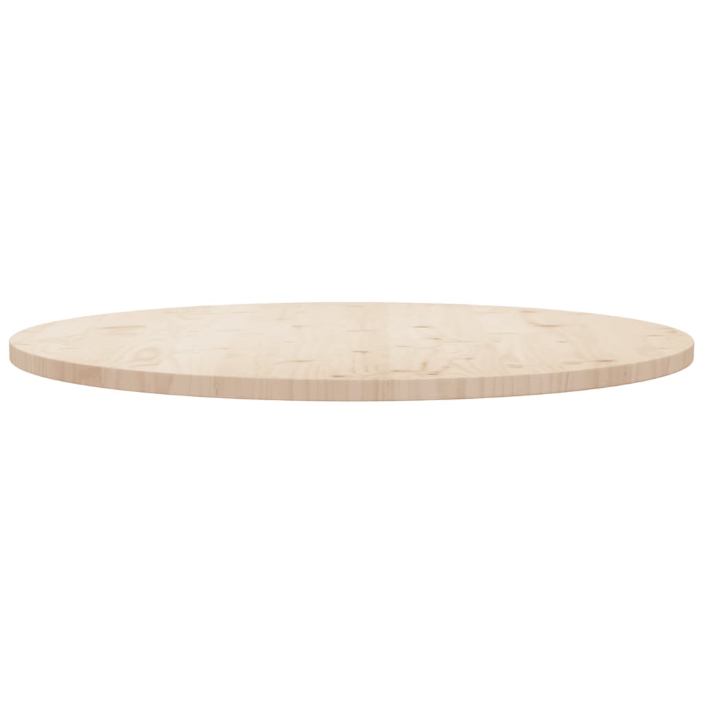 Tafelblad Ø90X2,5 Cm Massief Grenenhout
