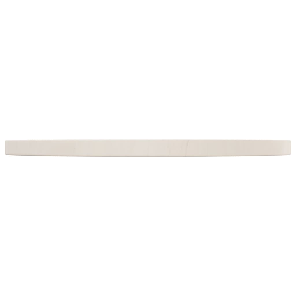 Tafelblad Ø50X2,5 Cm Massief Grenenhout Wit