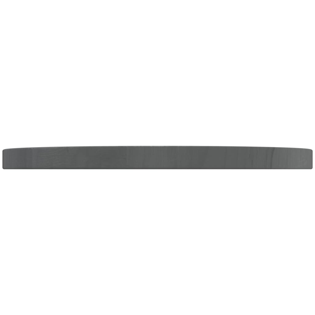 Tafelblad Ø40X2,5 Cm Massief Grenenhout Grijs
