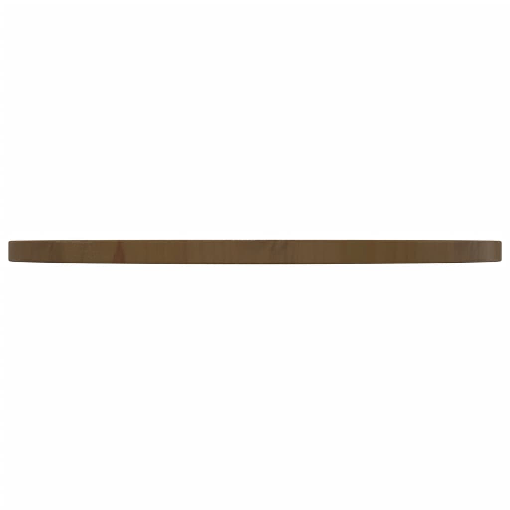 Tafelblad Ø60X2,5 Cm Massief Grenenhout Bruin