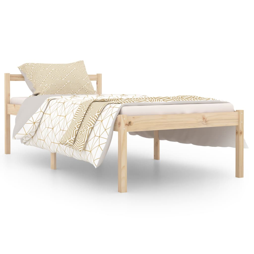 Bedframe Massief Grenenhout 90X190 Cm 3Ft Single