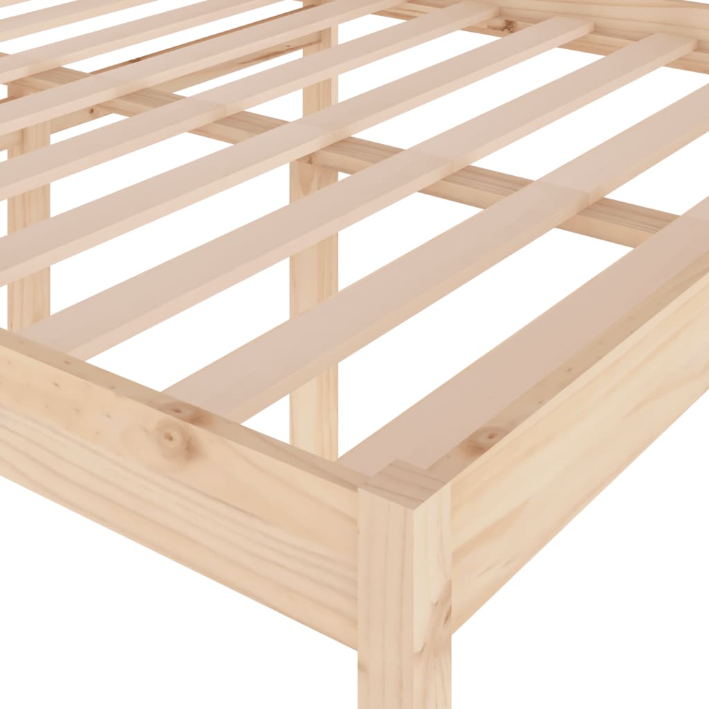 Bedframe Massief Grenenhout 135X190 Cm 4Ft6 Double
