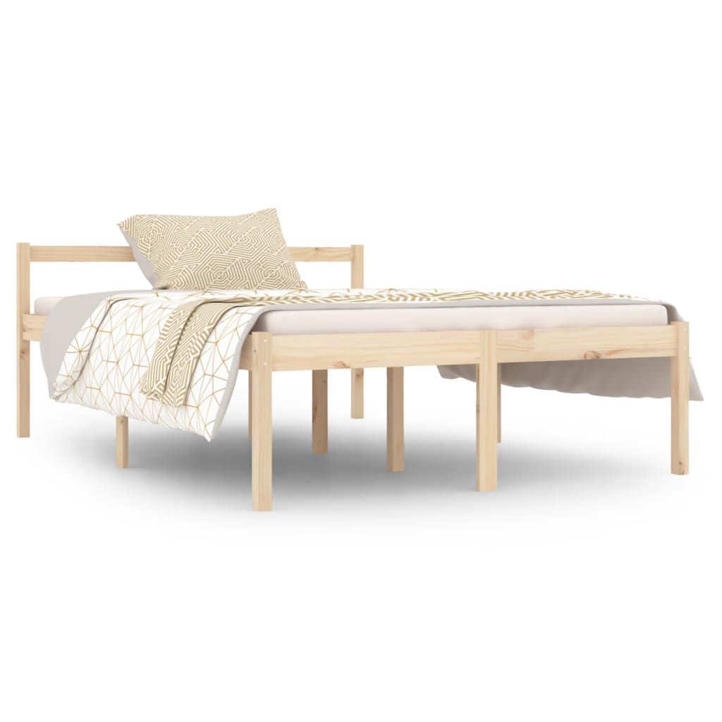 Bedframe Massief Grenenhout 140X190 Cm