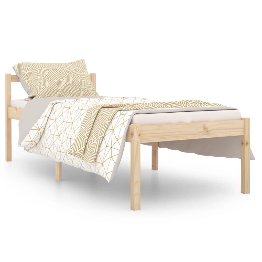 Bedframe Massief Grenenhout 90X200 Cm