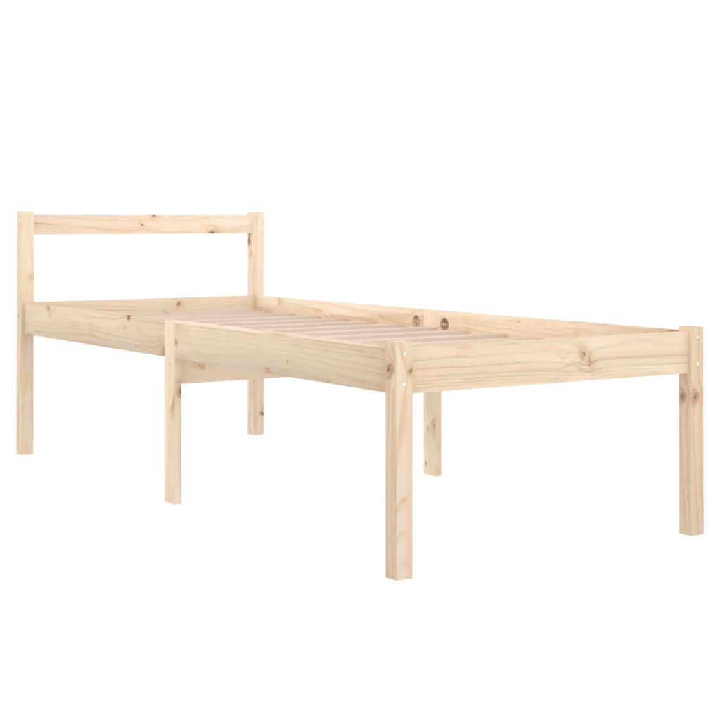 Bedframe Massief Grenenhout 90X200 Cm