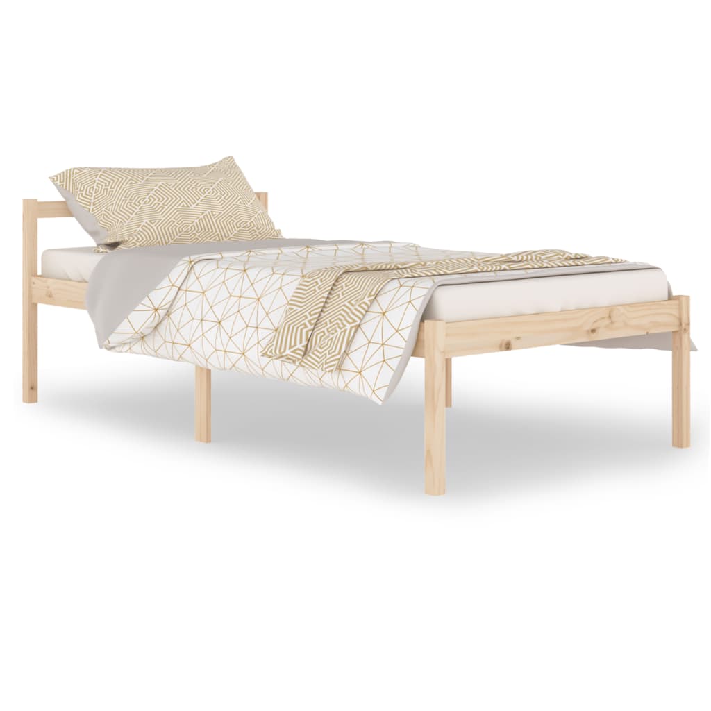 Bedframe Massief Grenenhout 100X200 Cm