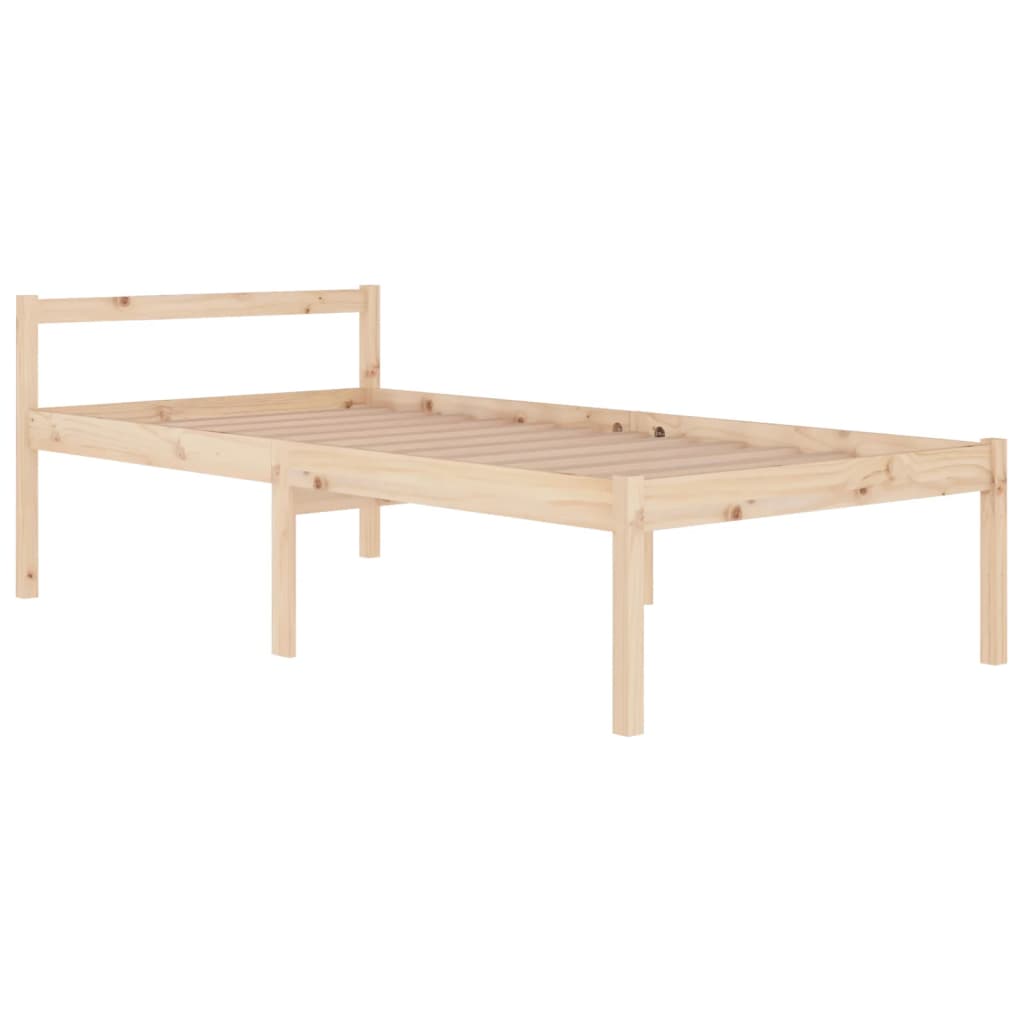 Bedframe Massief Grenenhout 100X200 Cm