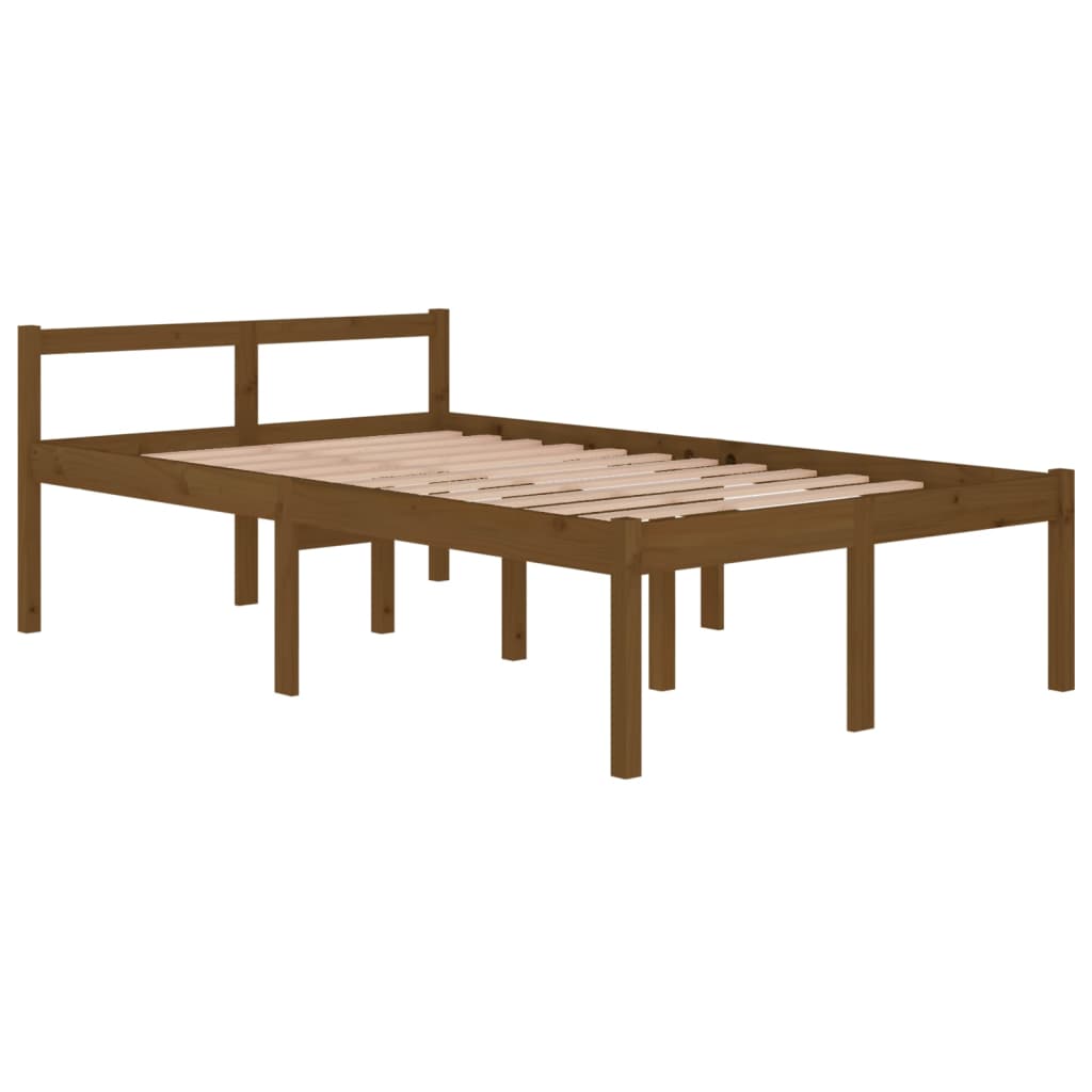 Bedframe Massief Grenenhout Honingbruin 120X200 Cm