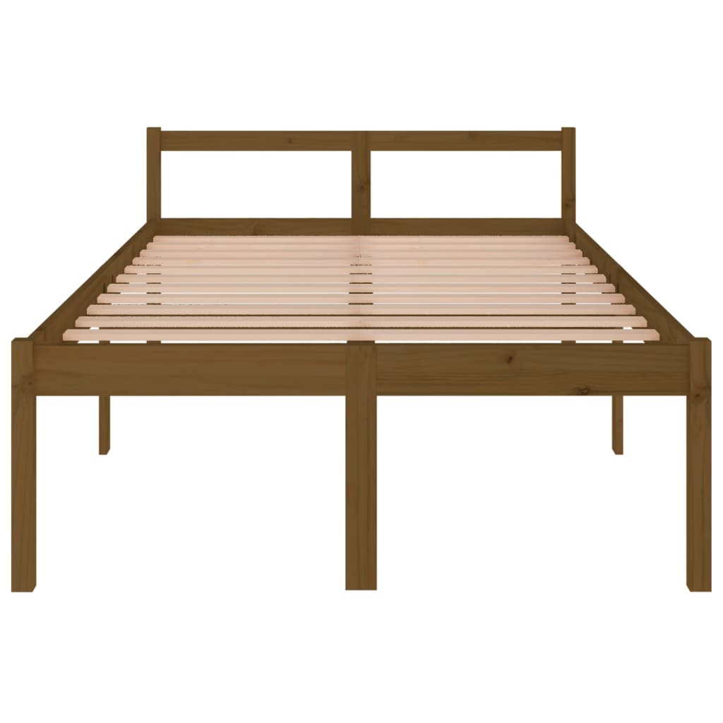 Bedframe Massief Grenenhout Honingbruin 120X200 Cm
