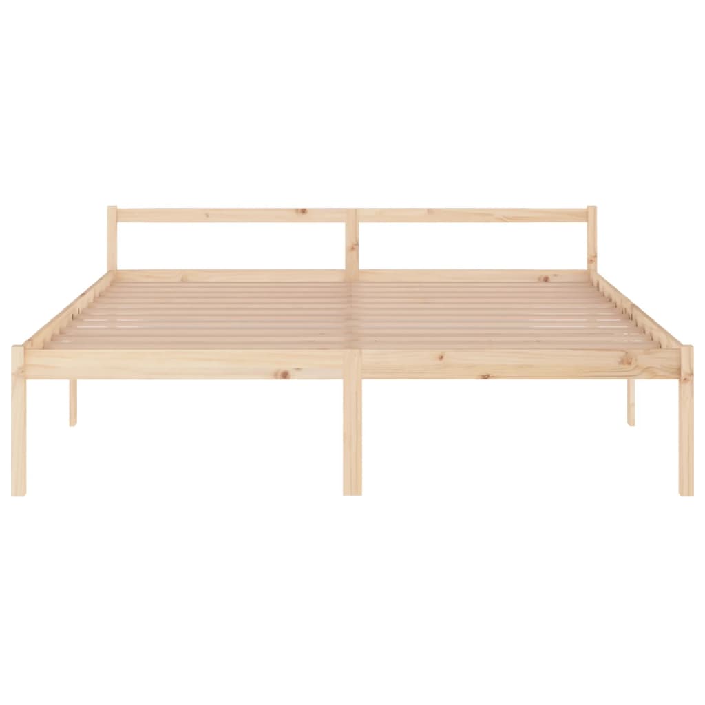Bedframe Massief Grenenhout 200X200 Cm