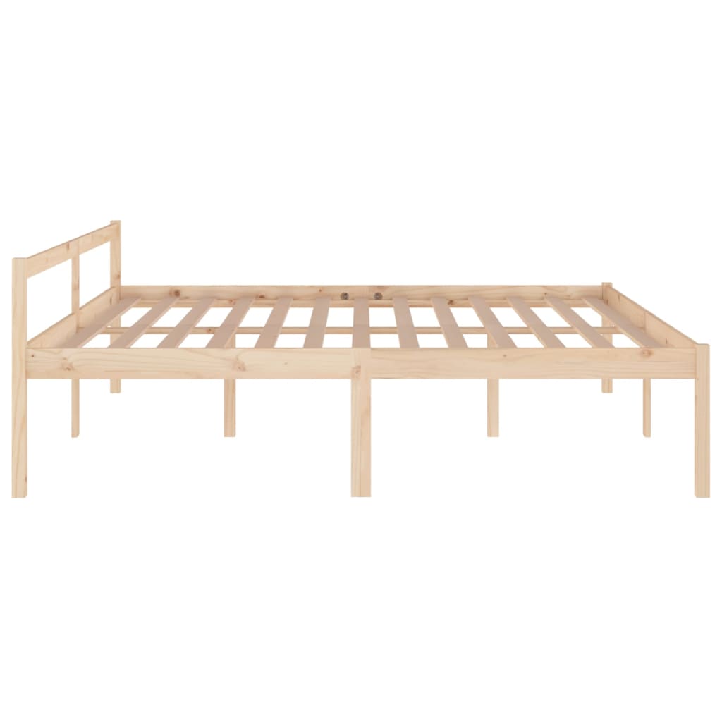 Bedframe Massief Grenenhout 200X200 Cm