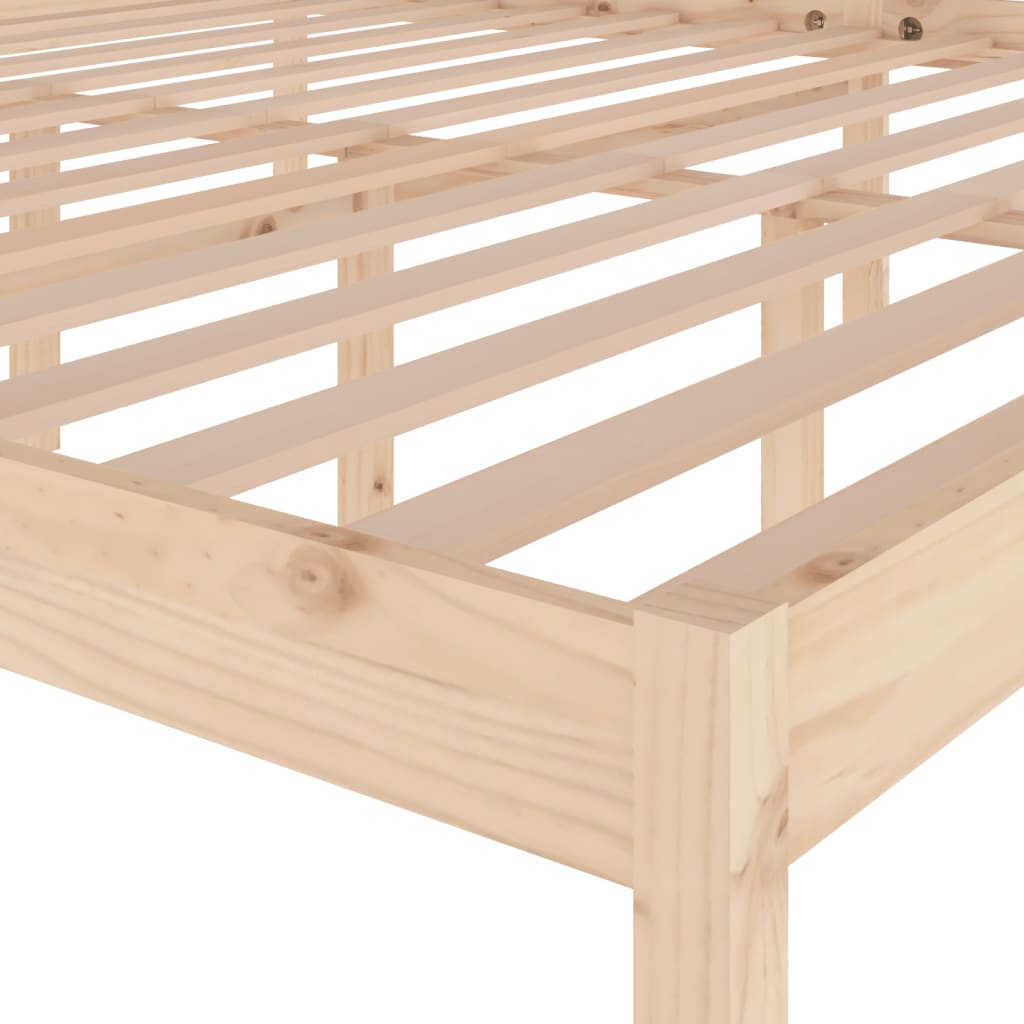 Bedframe Massief Grenenhout 200X200 Cm
