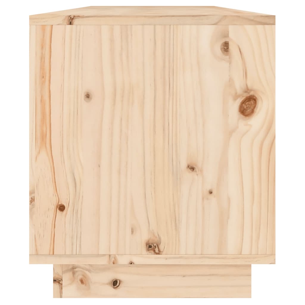 Tv-Meubel 110,5X34X40 Cm Massief Grenenhout