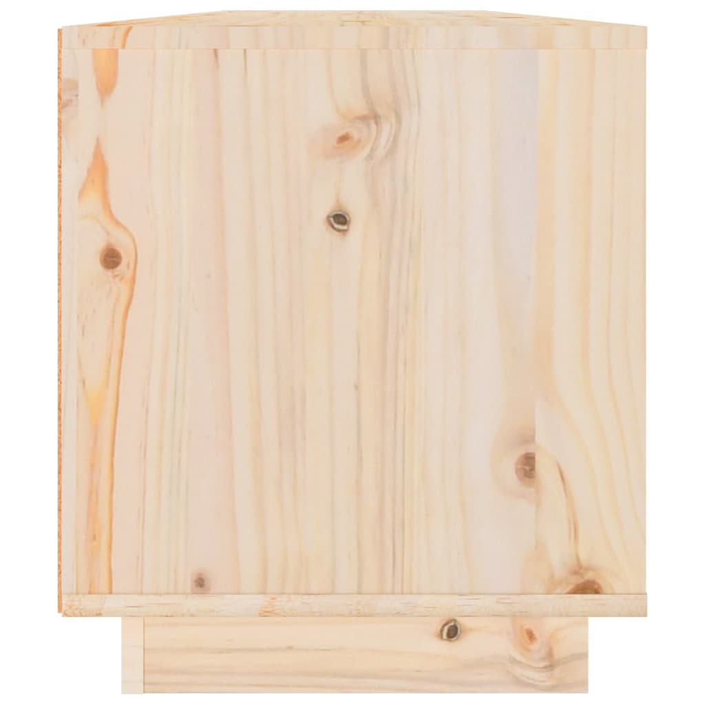 Tv-Meubel 110X34X40 Cm Massief Grenenhout
