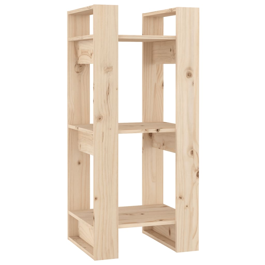 Boekenkast/Kamerscherm 41X35X91 Cm Massief Grenenhout