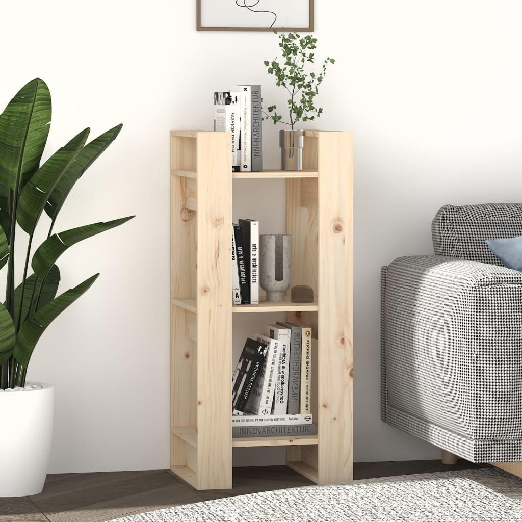 Boekenkast/Kamerscherm 41X35X91 Cm Massief Grenenhout