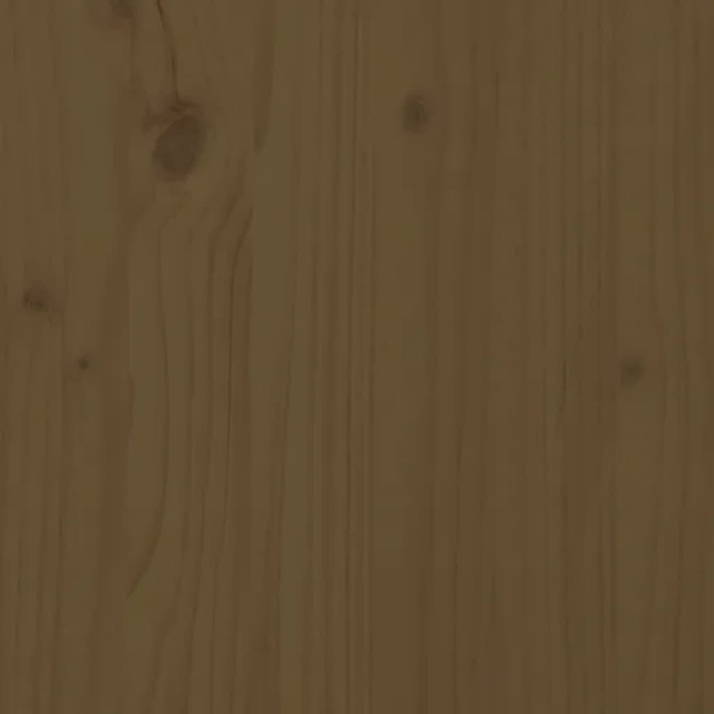 Boekenkast/Kamerscherm 41X35X91 Cm Massief Hout Honingbruin