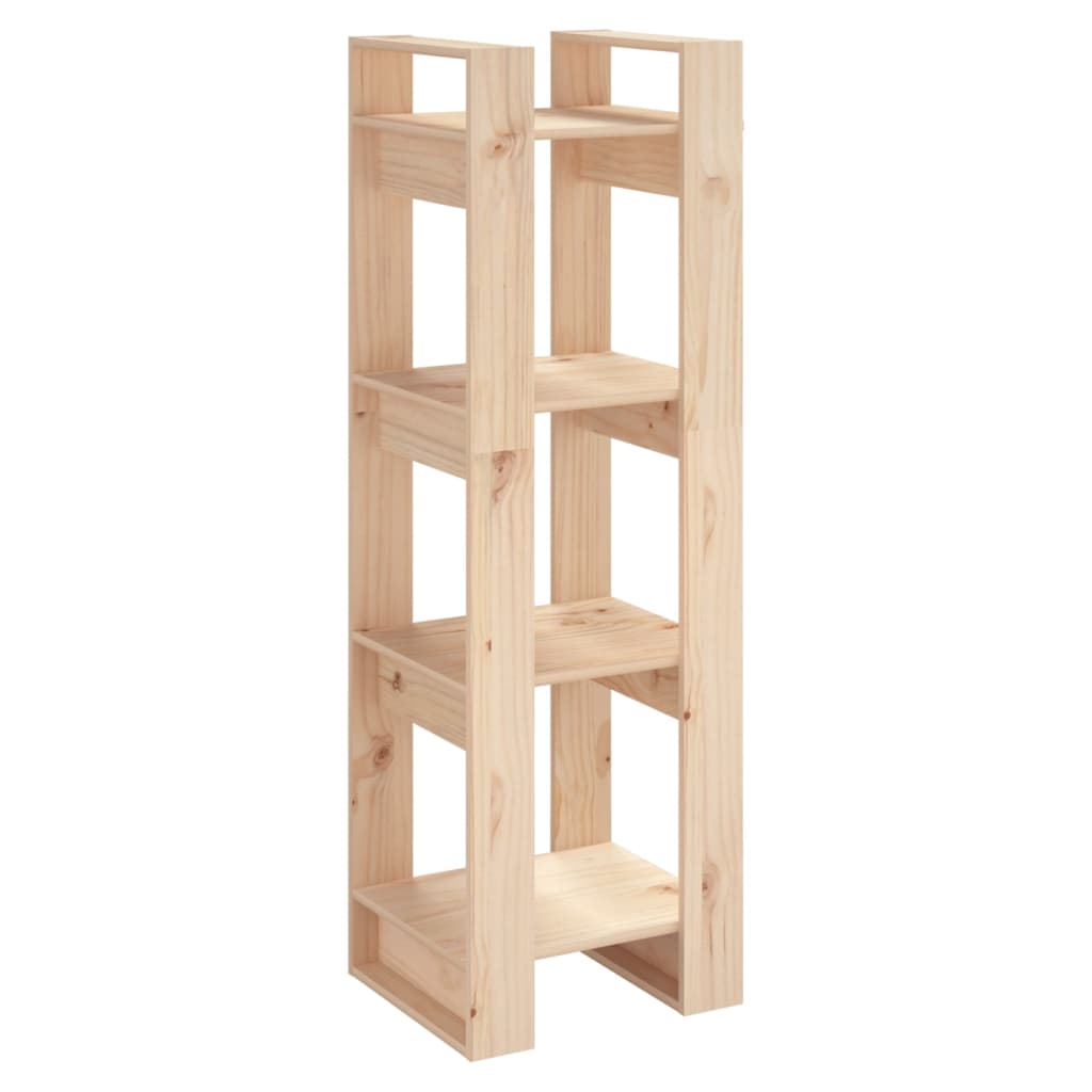 Boekenkast/Kamerscherm 41X35X125 Cm Massief Grenenhout