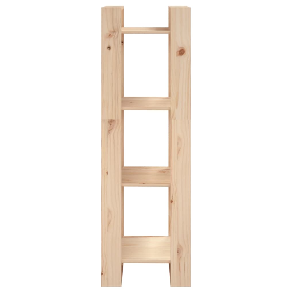 Boekenkast/Kamerscherm 41X35X125 Cm Massief Grenenhout