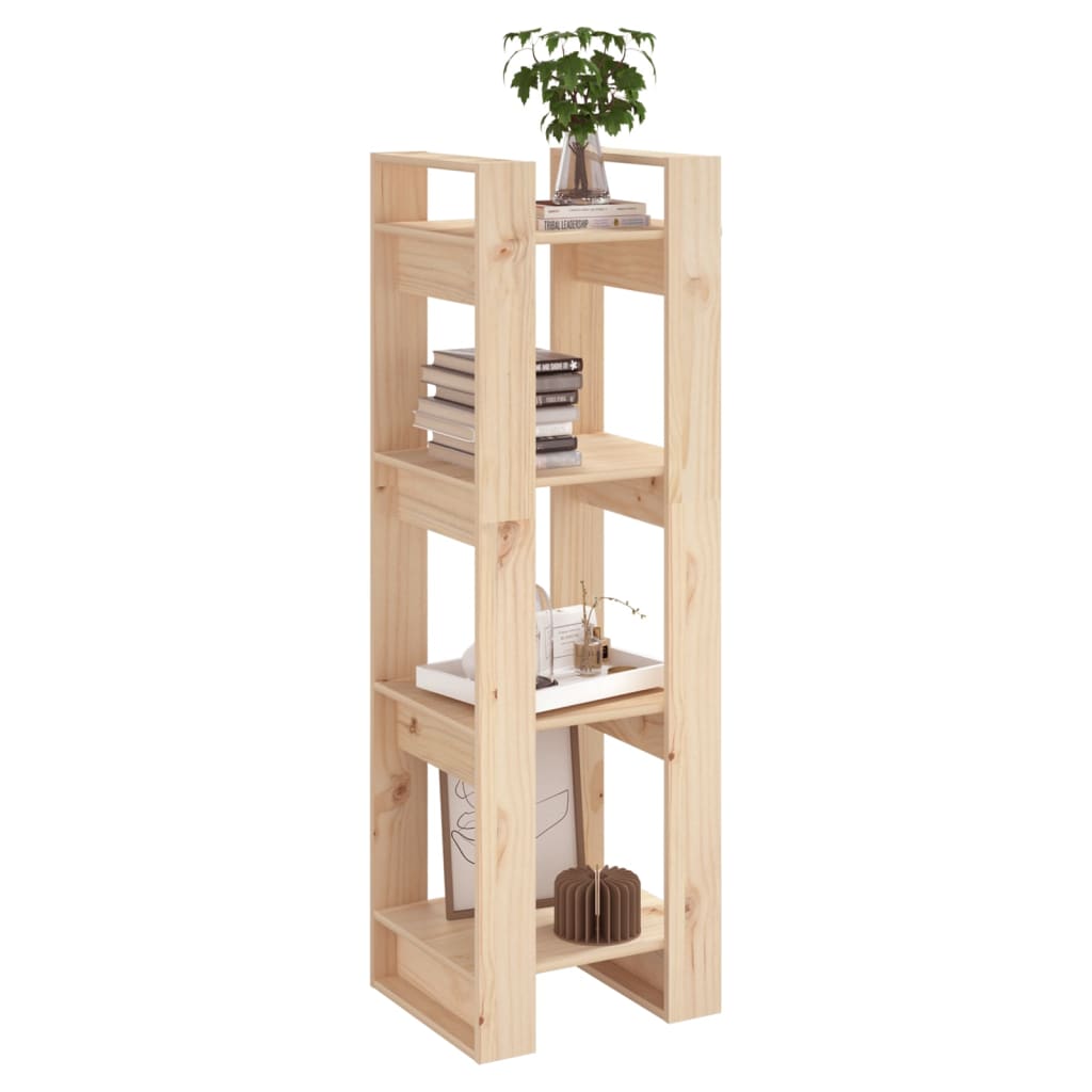 Boekenkast/Kamerscherm 41X35X125 Cm Massief Grenenhout