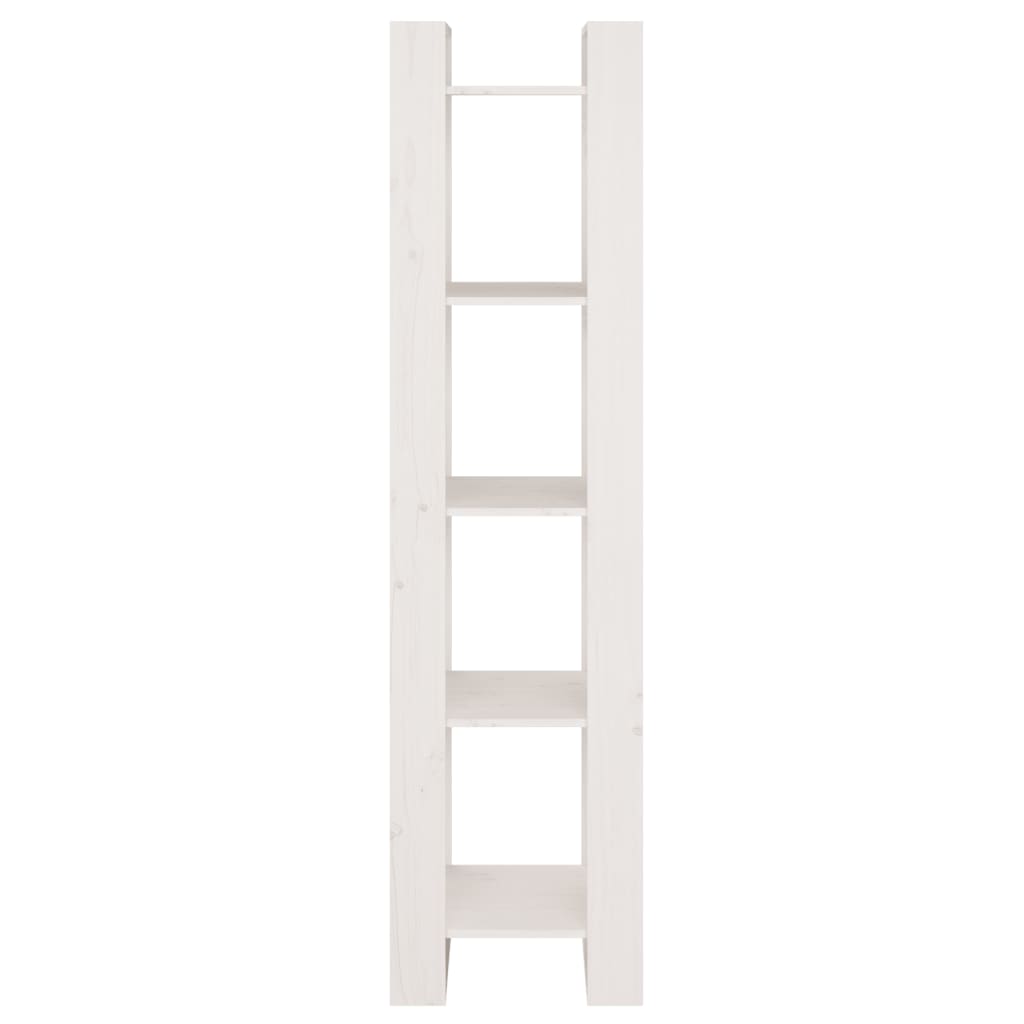 Boekenkast/Kamerscherm 41X35X160 Cm Massief Grenenhout Wit