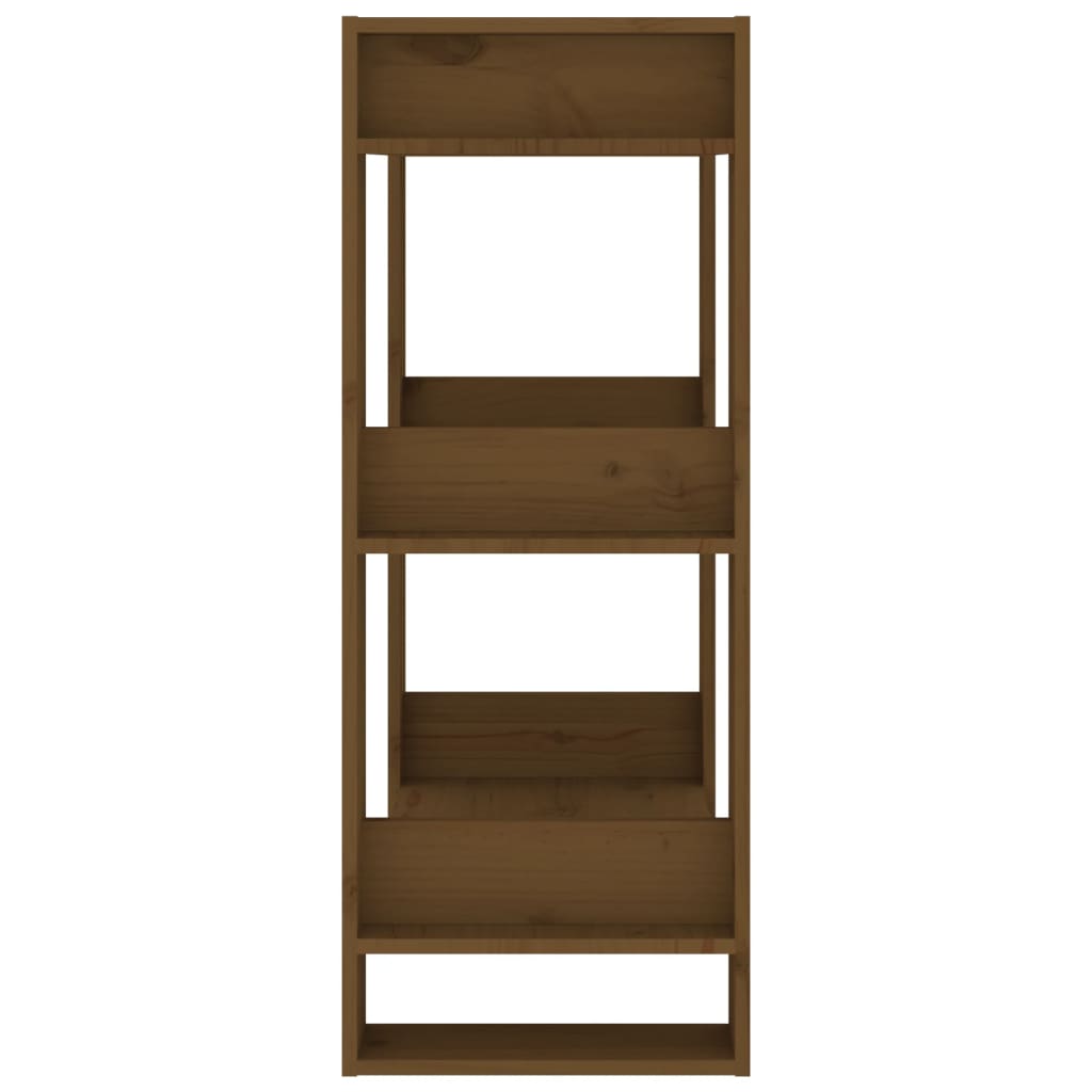 Boekenkast/Kamerscherm 60X35X91 Cm Massief Hout Honingbruin