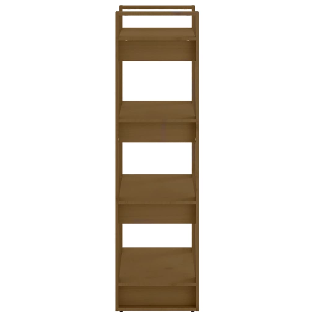 Boekenkast/Kamerscherm 60X35X125 Cm Massief Hout Honingbruin