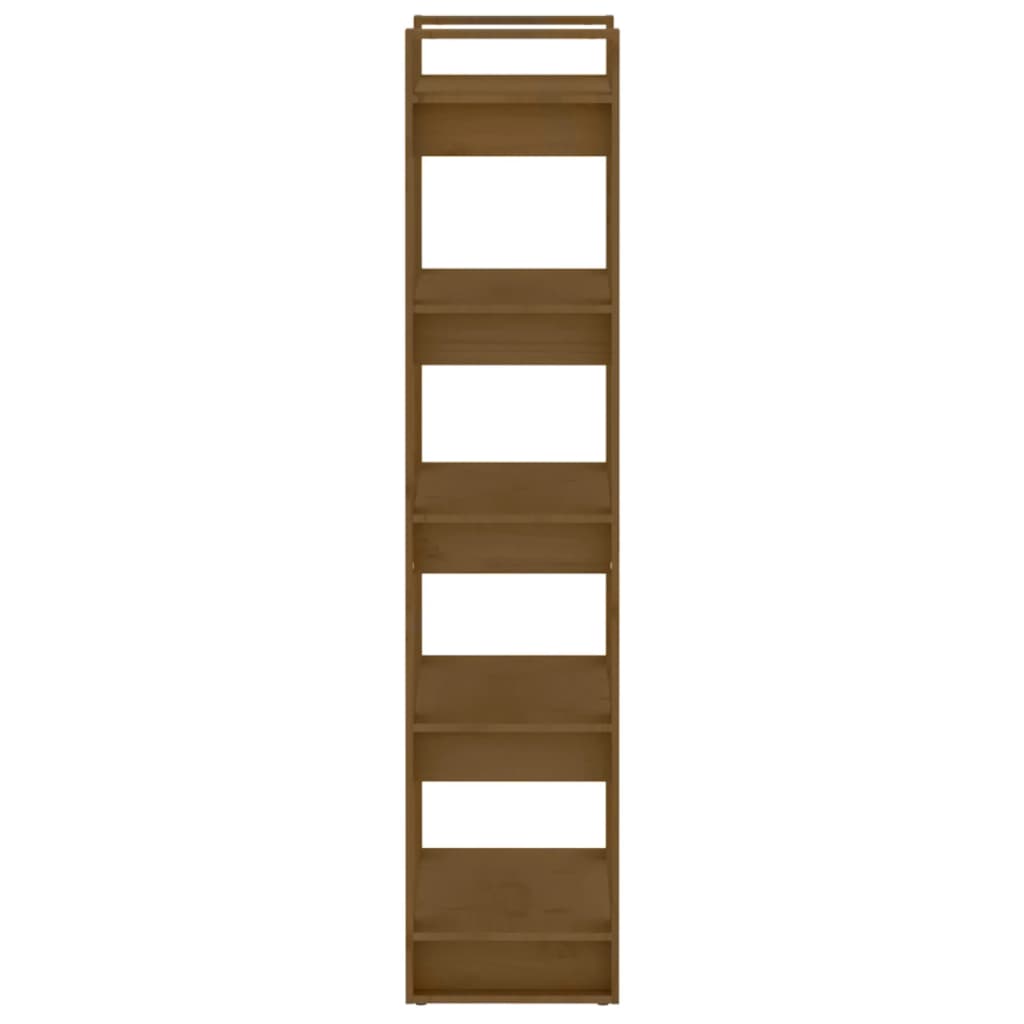 Boekenkast/Kamerscherm 60X35X160 Cm Massief Hout Honingbruin