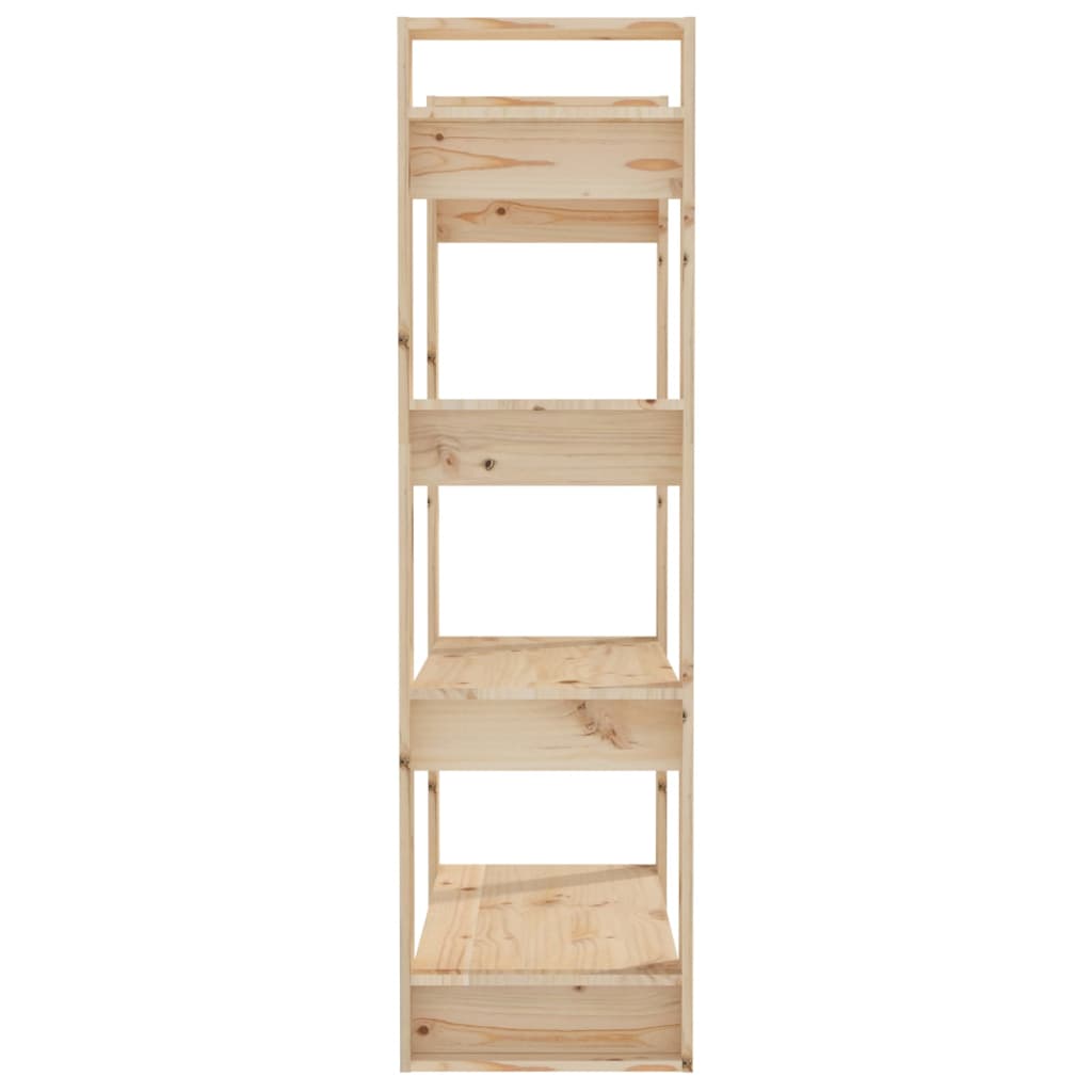 Boekenkast/Kamerscherm 80X35X125 Cm Massief Grenenhout