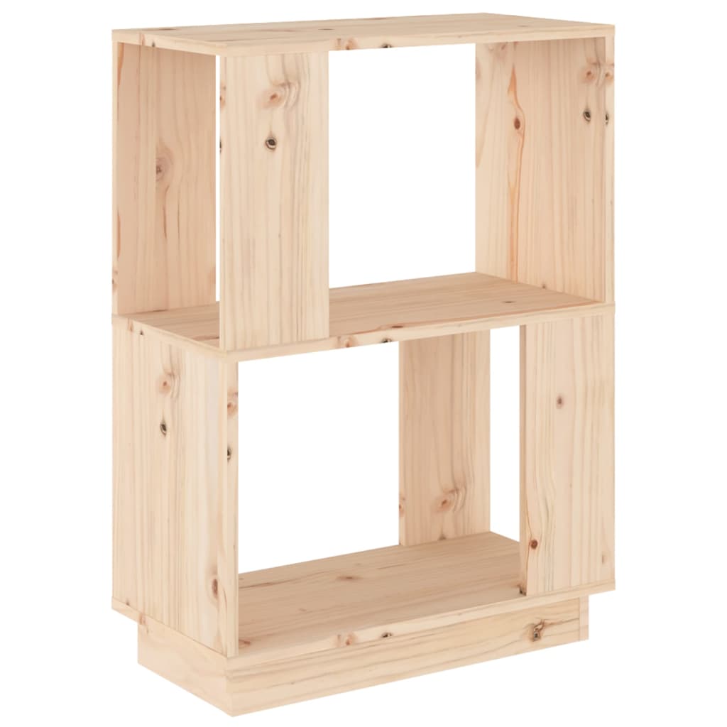 Boekenkast/Kamerscherm 51X25X70 Cm Massief Grenenhout