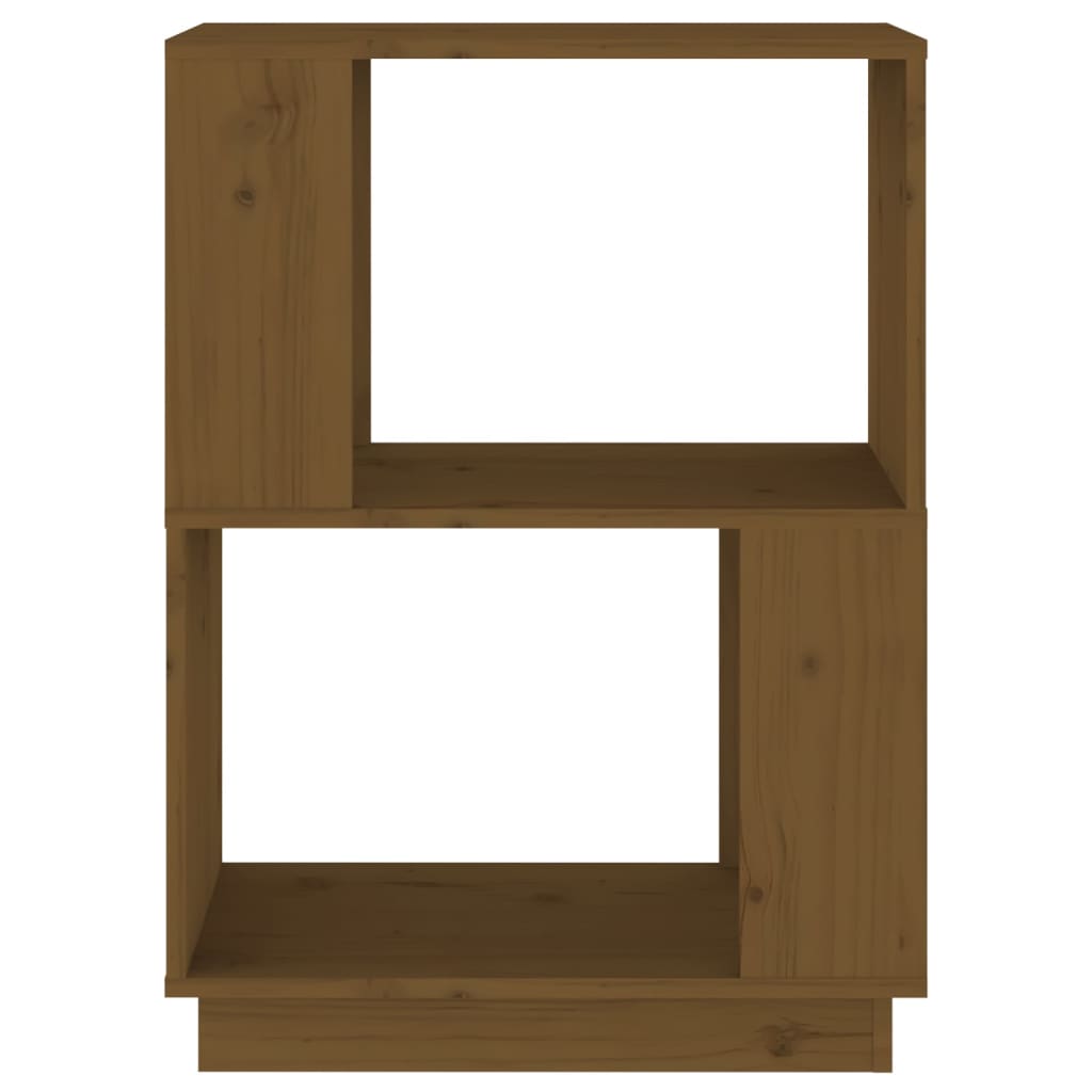 Boekenkast/Kamerscherm 51X25X70 Cm Grenenhout Honingbruin