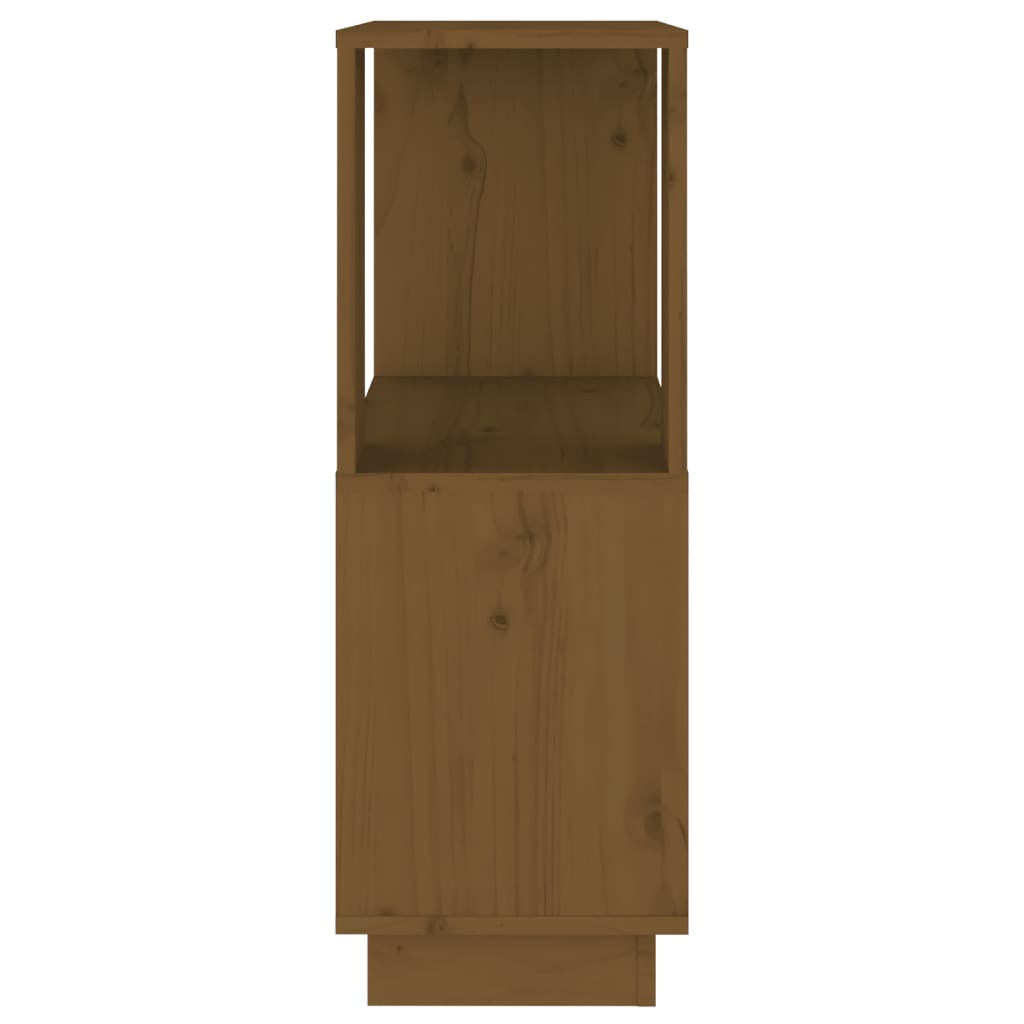 Boekenkast/Kamerscherm 51X25X70 Cm Grenenhout Honingbruin