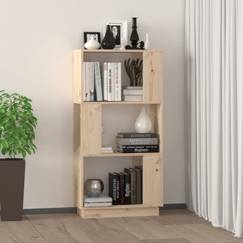 Boekenkast/Kamerscherm 51X25X101 Cm Massief Grenenhout