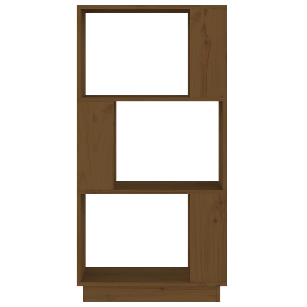 Boekenkast/Kamerscherm 51X25X101 Cm Grenenhout Honingbruin
