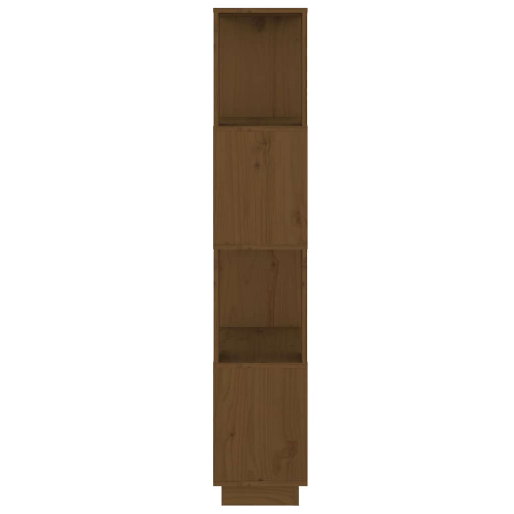 Boekenkast/Kamerscherm 51X25X132 Cm Grenenhout Honingbruin