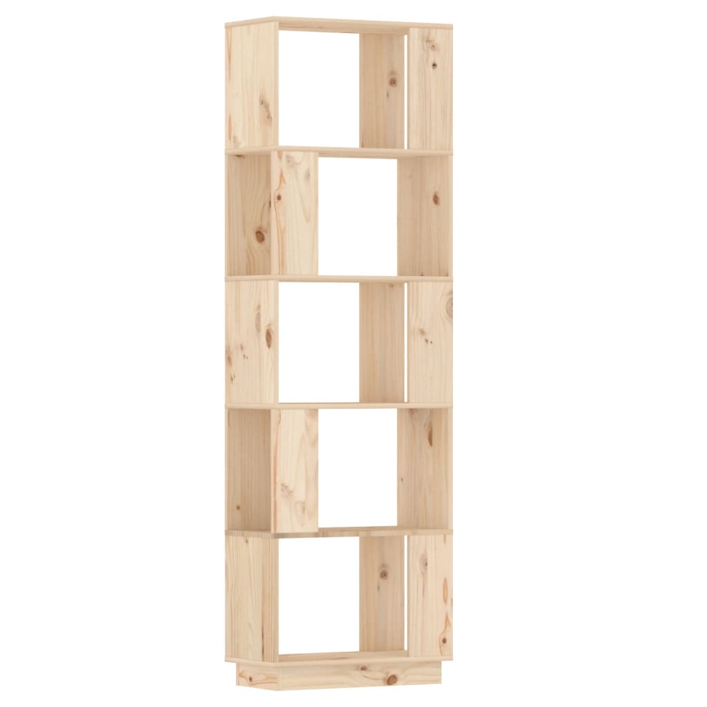 Boekenkast/Kamerscherm 51X25X163,5 Cm Massief Grenenhout