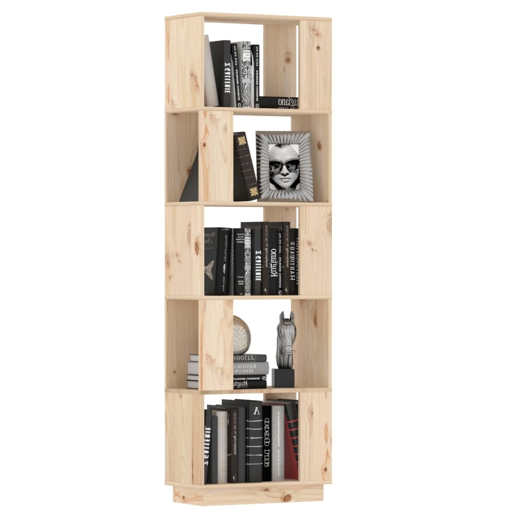 Boekenkast/Kamerscherm 51X25X163,5 Cm Massief Grenenhout