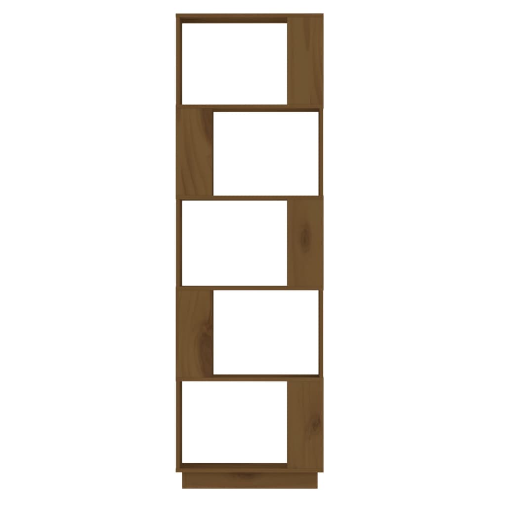 Boekenkast/Kamerscherm 51X25X163,5 Cm Grenenhout Honingbruin