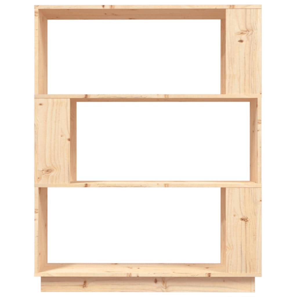 Boekenkast/Kamerscherm 80X25X101 Cm Massief Grenenhout